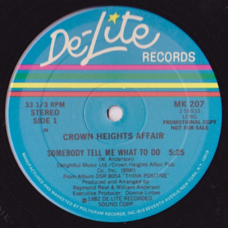 Crown Heights Affair ‎– Somebody Tell Me What To Do (Long)