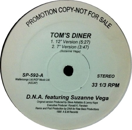 D.N.A. Feat. Suzanne Vega ‎– Tom's Diner