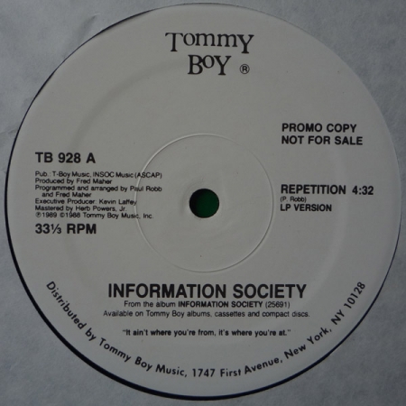 Information Society - Repetition / Something In The Air