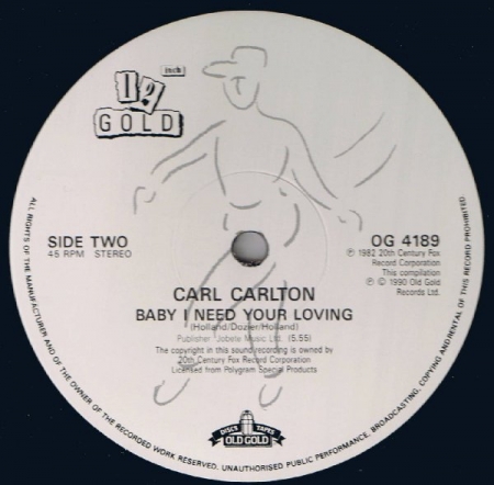 Carl Carlton - She's A Bad Mama Jama (She's Built, She's Stacked) / Baby I Need Your Loving
