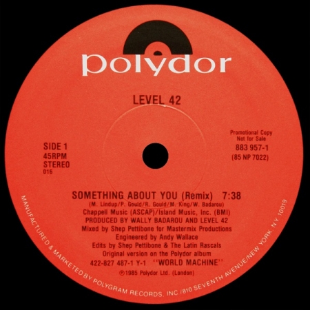 Level 42 ‎– Something About You (Remix)