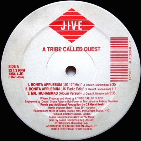 A Tribe Called Quest - Bonita Applebum (Special U.K. Remixes)