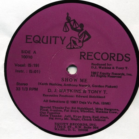 D.J. Watkins & Tony T. - Show Me / Watkins Get Busy