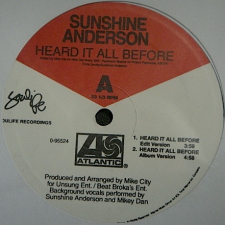 Sunshine Anderson - Heard It All Before c capa