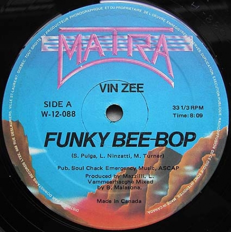 Vin Zee ‎– Funky Bee-Bop