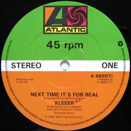 Kleeer - Next Time It's For Real / Break / Keep Your Body Workin'