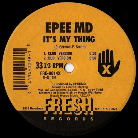 EPEE MD ‎– It's My Thing / You're A Customer