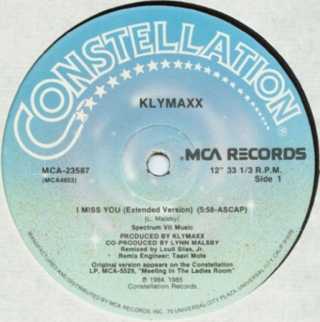 Klymaxx - I Miss You