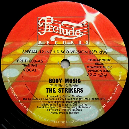 The Strikers ‎– Body Music