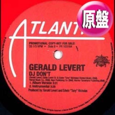 Gerald Levert ?– In My Songs/ DJ Don't
