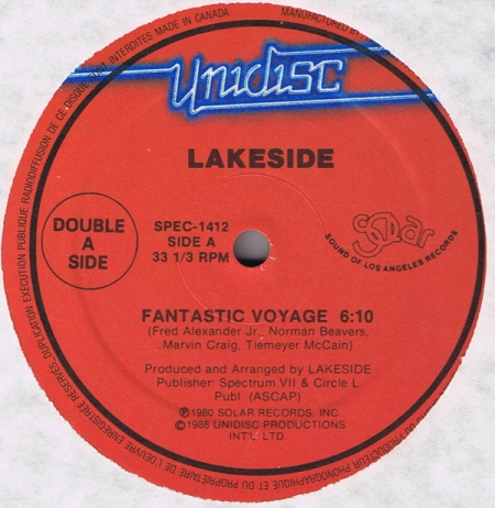 Lakeside ‎– Fantastic Voyage / It's All The Way Live 